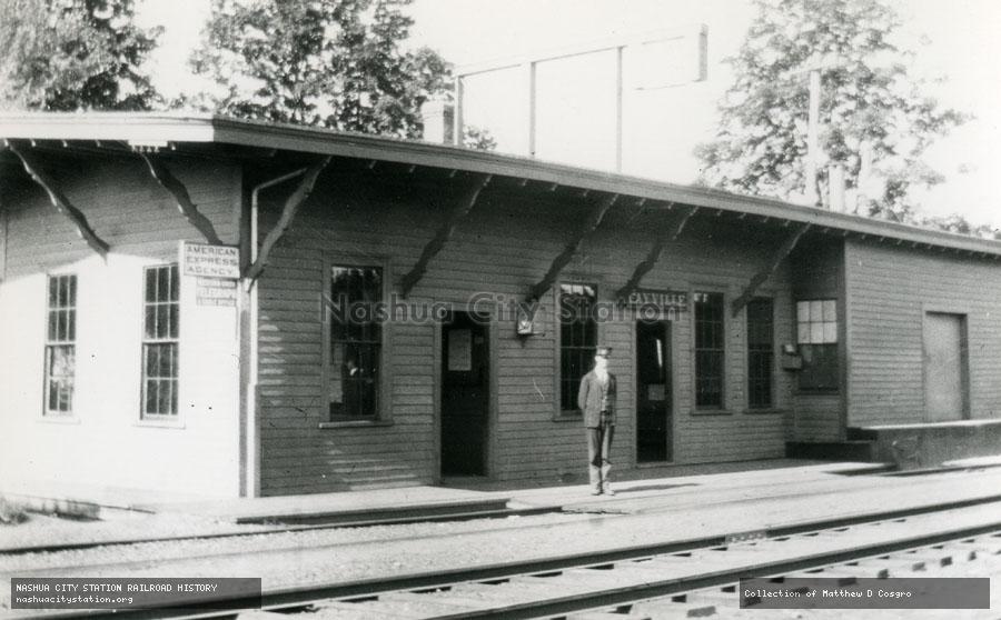 Postcard: Fayville station, Southboro, Massachusetts